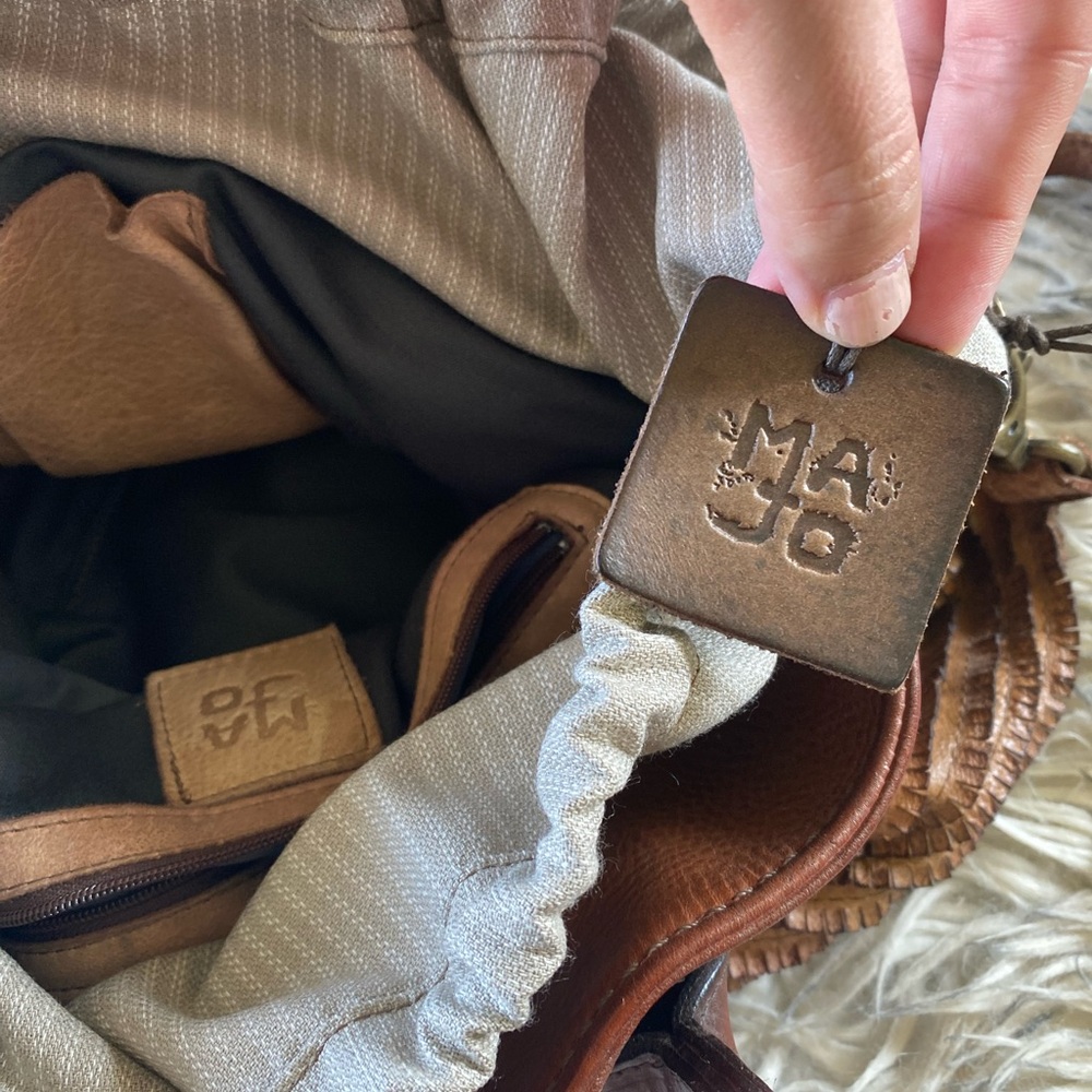 MAJO brown Italian leather purse - Picture 6 of 10